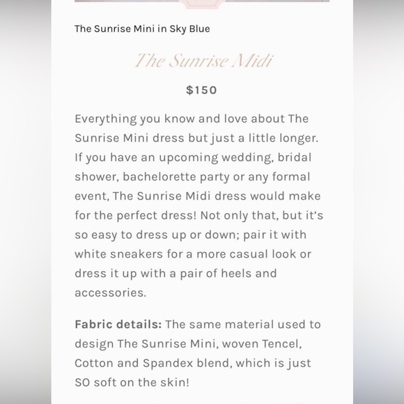 Jillian Harris Smash and Tess Sunrise Mini Dress | Size Small - Picture 7 of 7